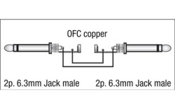 FL06 - UNBAL. JACK MONO to JACK MONO 6m