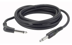 FL10 - unbal. Jack mono to Jack mono 90° Black 1,5 m