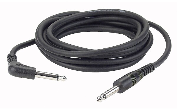FL10 - unbal. Jack mono to Jack mono 90° Black 3 m
