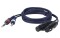 FL43 - 2 unbal. Jack mono L/R to 2 XLR/F 3 p. 3 m