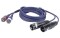 FL26 - 2x RCA M L/R to 2x XLR M L/R 3-pin, 3 m, blue