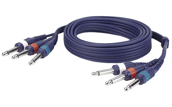FL21 - 3 mono Jack to 3 mono Jack 3 m