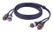 FL27 - Cinch 2 x M L/R to Cinch 2 x F L/R Kabel, 6m