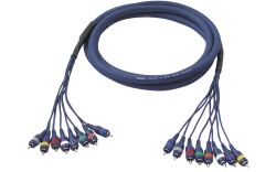 FL65 - 8 RCA/M to 8 RCA/M 6 m