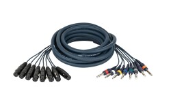 FL67 - 8 XLR/F 3 p. to 8 Jack stereo 6 m