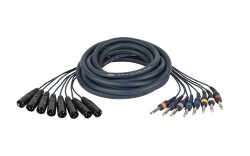 FL68 - 8 XLR/M 3 p. to 8 Jack stereo 3 m