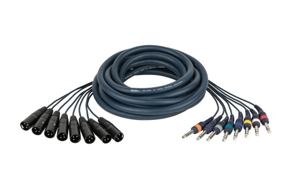 FL68 - 8 XLR/M 3 p. to 8 Jack stereo 6 m