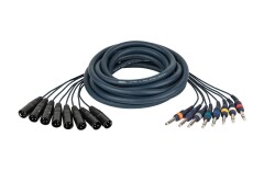 FL68 - 8 XLR/M 3 p. to 8 Jack stereo 6 m