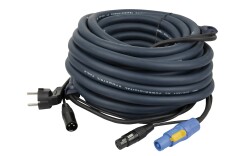 FP06 - Schuko/XLR M - Powercon/XLR F 15 m DMX / Power