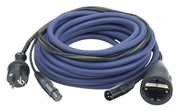 FP09 - Schuko/XLR F - Schuko/XLR M 15 m Audio / Power
