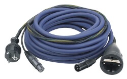FP09 - Schuko/XLR F - Schuko/XLR M 20 m Audio / Power