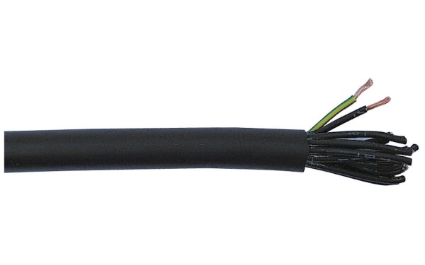 240V Power Multicable 18 x 1,5 mm2, Black (P1815)