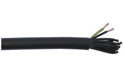 240V Power Multicable 18 x 1,5 mm2, Black (P1815)