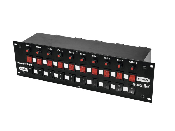 Board 10-ST with 10x Safety-Plug
