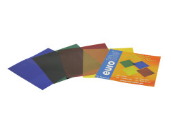 Farbfolienset 19x19cm PAR-56 vier Farben