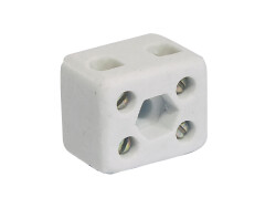 Ceramic Luster Terminal, 2 Pins with Fix.
