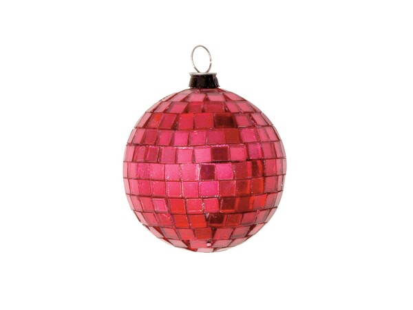 Mirror ball 5cm red