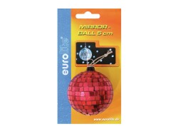 Mirror ball 5cm red