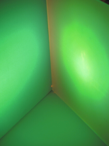 Dichro, light green, frost, 165x132mm