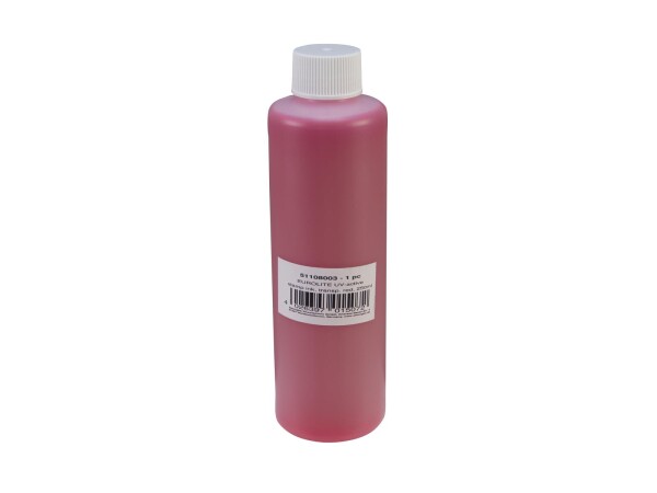 UV-active Stamp Ink, transparent red, 250ml