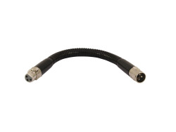Gooseneck black XLR/XLR, 47cm