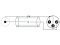 Adapterkabel 2xXLR(M)/2xCinch 6m sw