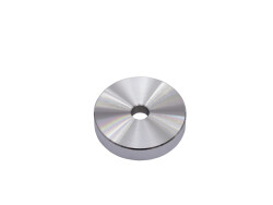 Puck Single Center Piece Aluminum silver