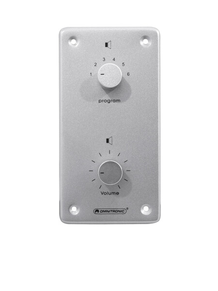 PA Vol Contr/Prog Select 10W mono sil