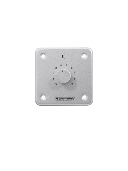 PA Volume Controller 10W stereo sil