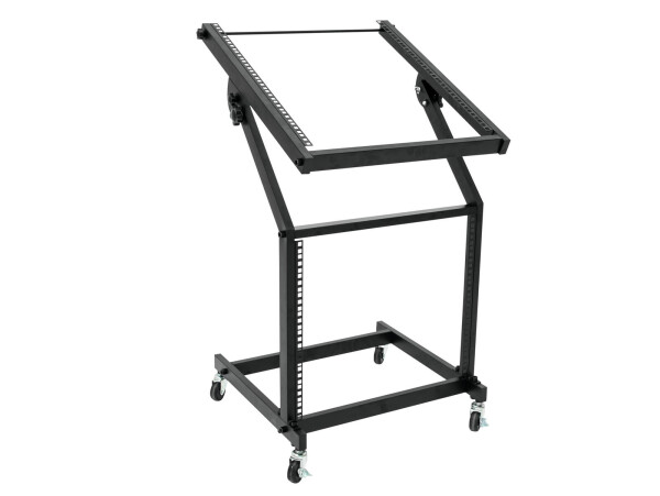 Rack Stand 12U/10U adjustable on Wheels