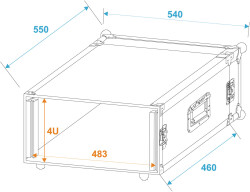 Amplifier Rack PR-2, 4U, 47cm deep
