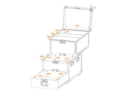 Universal Roadie Case with wheels