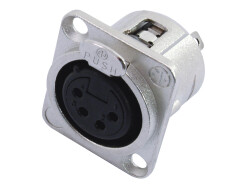 XLR mounting socket 4pin NC4FDL-1