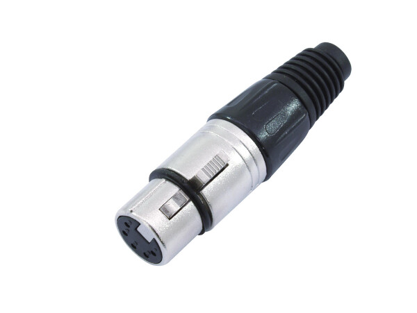 XLR socket 5pin bk