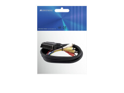 Adaptercable Scart/6xRCA 1.5m