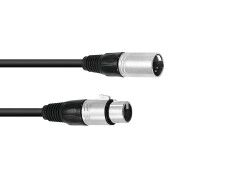 XLR cable 5pin 3m bk