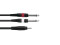 Adapterkabel 3,5 Klinke/2xKlinke 3m sw