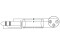 Adaptercable XLR(F)/Jack stereo 0.9m bk