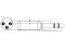 Adaptercable XLR(M)/Jack stereo 2m bk