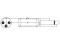 Adapterkabel XLR(M)/Klinke mono 0,9m sw
