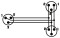Adaptercable XLR(F)/2xXLR(M) 1.5m bk