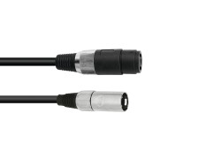 Adaptercable Speaker(F)/XLR(M) 1m bk