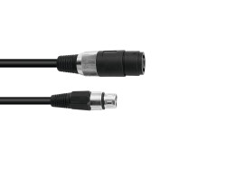 Adaptercable Speaker(F)/XLR(F) 1m bk