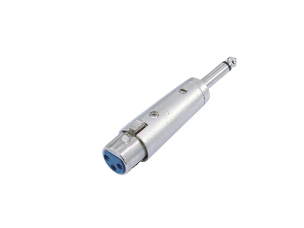Adapter XLR(F)/Jack(M) mono