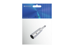 Adapter XLR(M)/Jack(M) mono