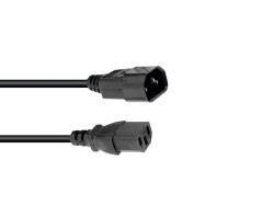 IEC Extension 3x1.0 1m bk