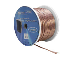 Speaker cable 2x2.5 100m clear