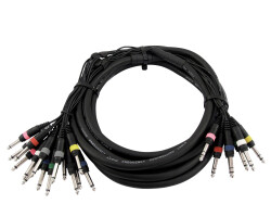 Snake cable 8xJack/16xJack mono 15m