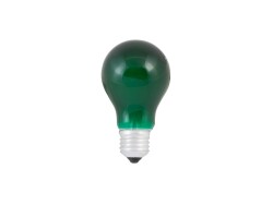 A19 230V/25W E-27 green
