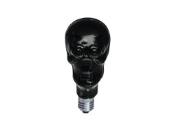 UV skull lamp 230V/75W E-27 80mm